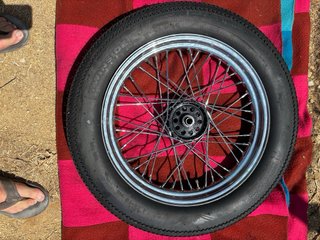 Rueda Harley 18 con buje Mid Star para tambor