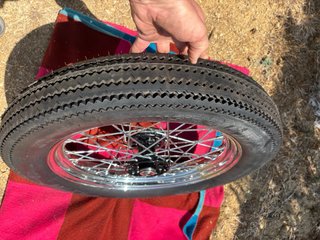 Rueda Harley 18 con buje Mid Star para tambor