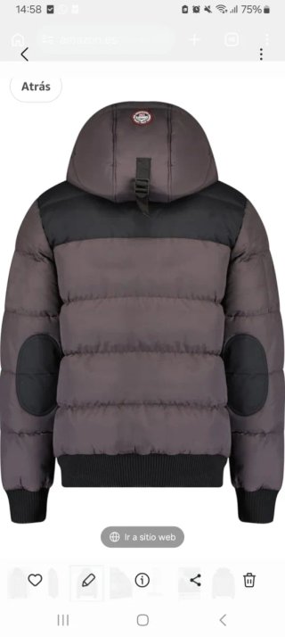 Cazadora Norway gris