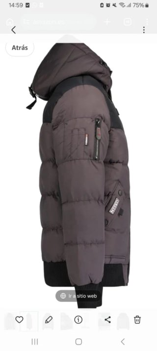 Cazadora Norway gris