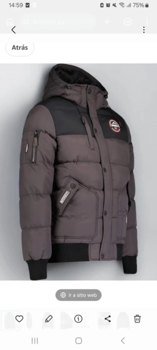 Cazadora Norway gris