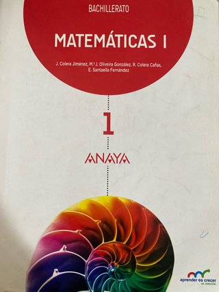 Matemáticas I. Bachillerato 1