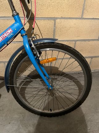 Bicicleta Decathlon Azul Niña