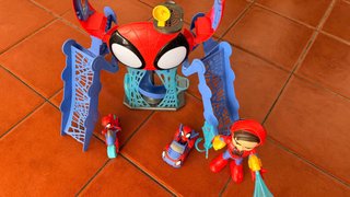 Spider-Man Juguete con Vehículos