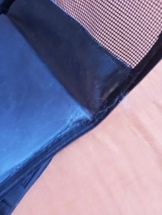 Transportín para gato con diseño de mariposas
