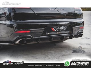 DIFUSOR TRASERO PORSCHE PANAMERA 2013-2016 NEGRO MATE