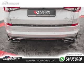 DIFUSOR TRASERO SKODA KODIAQ 2016-- NEGRO MATE
