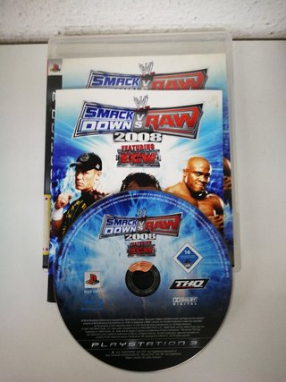 Videojuego PS3 Smack Down vs Raw 2008