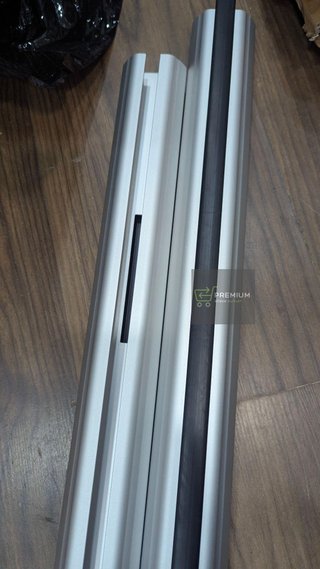 Portaequipajes de techo con riele cruzados 142 cm