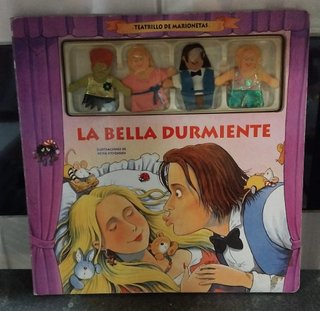 Libro Teatrillo Marionetas La Bella Durmiente Comp