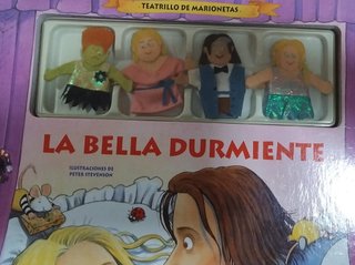 Libro Teatrillo Marionetas La Bella Durmiente Comp