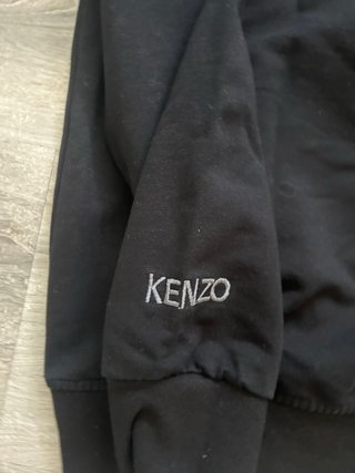 Sudadera Kenzo Negra con Logo Tigre