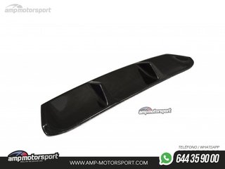 DIFUSOR TRASERO SKODA SUPERB MK3 2019-- NEGRO MATE