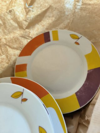 Juego de platos de cerámica
