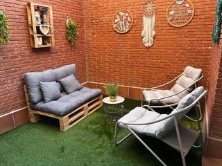 Conjunto Terraza Palets y Sillones