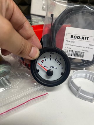 Kit Manómetros Presión Turbo Racetech
