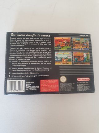 SUPER STREET FIGHTER 2 SNES COMPLETO ORIGINAL ESP