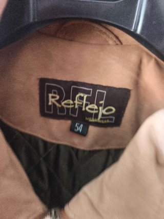 Chaqueta REFLEJO Cuero Marrón Clara
