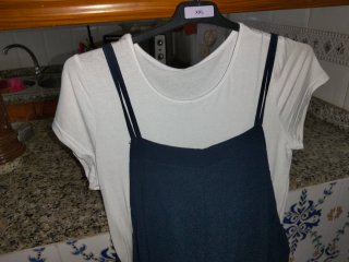 Mono azul y verde talla XXL