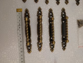 Tiradores vintage bronce