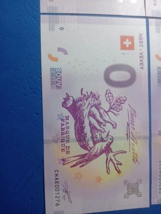 Banconote 0 Euro Souvenir