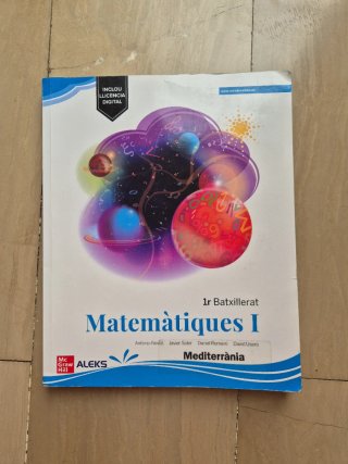 Matemàtiques I 1[r Batxillerat]