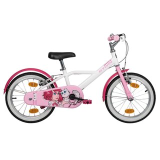 Bicicleta niños 16 pulgadas Btwin 500 Doctor Girl blanca