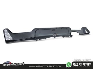 DIFUSOR TRASERO BMW SERIE 4 F32 / F33 LOOK M-PERFORMANCE NEGRO BRILLO