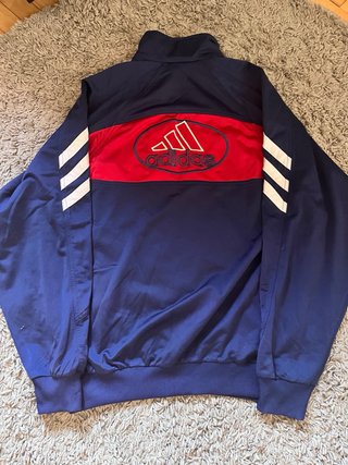 Chaqueta Adidas Azul y Roja Talla M