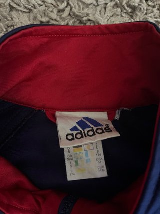 Chaqueta Adidas Azul y Roja Talla M