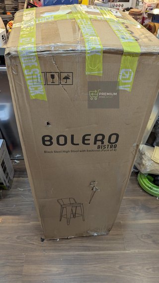 Bolero dl882 Bistro de Acero de Alta Taburete