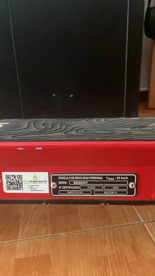 Patinete Smartgyro K2-K2 Terra Rojo.