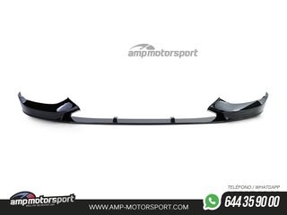 SPOILER DELANTERO PARA BMW SERIE 1 F20/21 2015-2018 NEGRO BRILLO