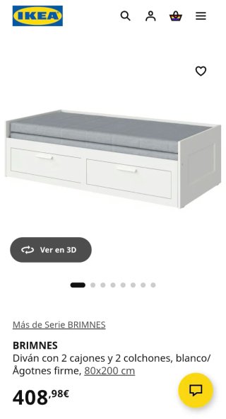 Cama nido Brimnes Ikea