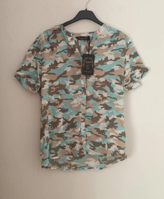 Camisa Sandler We Talla 42 Estampado Camuflaje