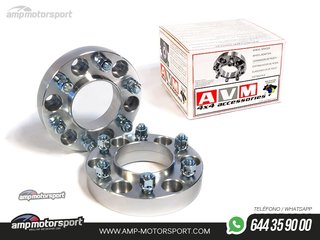 SEPARADORES DOBLE ANCLAJE AVM 31MM PARA LAND ROVER DISCOVERY / EVOQUE