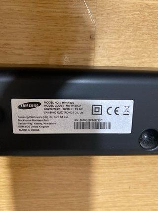 Barra de Sonido Samsung Negra