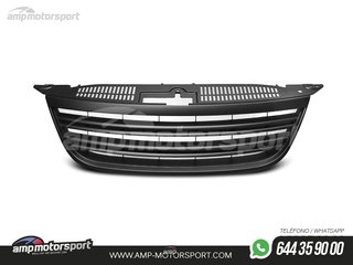 PARRILLA DELANTERA NEGRO MATE PARA VOLKSWAGEN TIGUAN 2007-2011