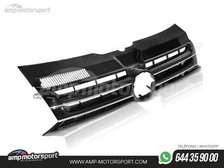 PARRILLA DELANTERA PARA VOLKSWAGEN T5 2010-2015 NEGRO BRILLO