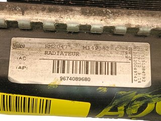 RADIADOR AGUA CITROEN C4 BERLINA 9H06 9674089680