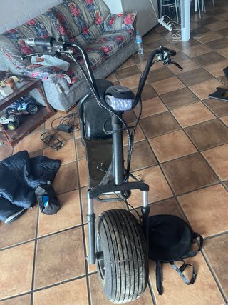 Scooter Eléctrica Citycoco Negra,