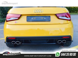 AÑADIDO DE DIFUSOR AUDI S1 8X 2014-2018 NEGRO BRILLO