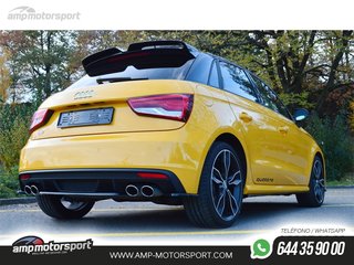 AÑADIDO DE DIFUSOR AUDI S1 8X 2014-2018 NEGRO BRILLO