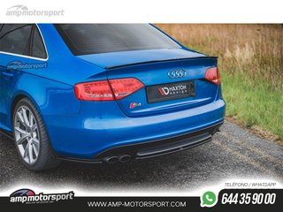 AÑADIDO DE DIFUSOR AUDI S4 / A4 B8 2008-2011 NEGRO BRILLO