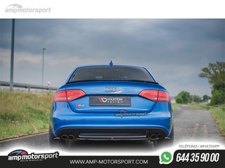 AÑADIDO DE DIFUSOR AUDI S4 / A4 B8 2008-2011 NEGRO BRILLO
