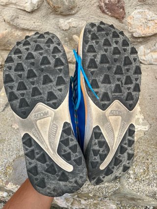 Zapatillas ATOM Shark Trail Running Azul Naranja