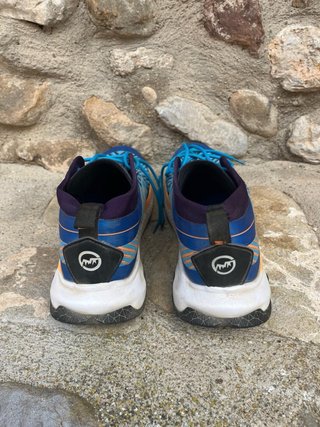 Zapatillas ATOM Shark Trail Running Azul Naranja