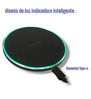 Base Carga Rápida Inalámbrica Qi