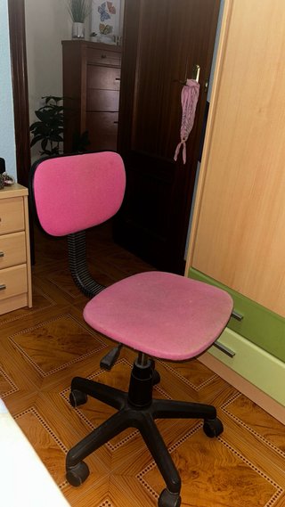 Silla de escritorio rosa