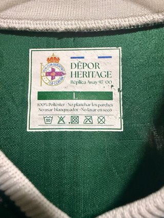 Camiseta Deportivo La Coruña 1998 Feiraco retro
